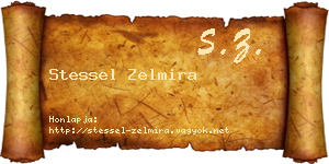 Stessel Zelmira névjegykártya